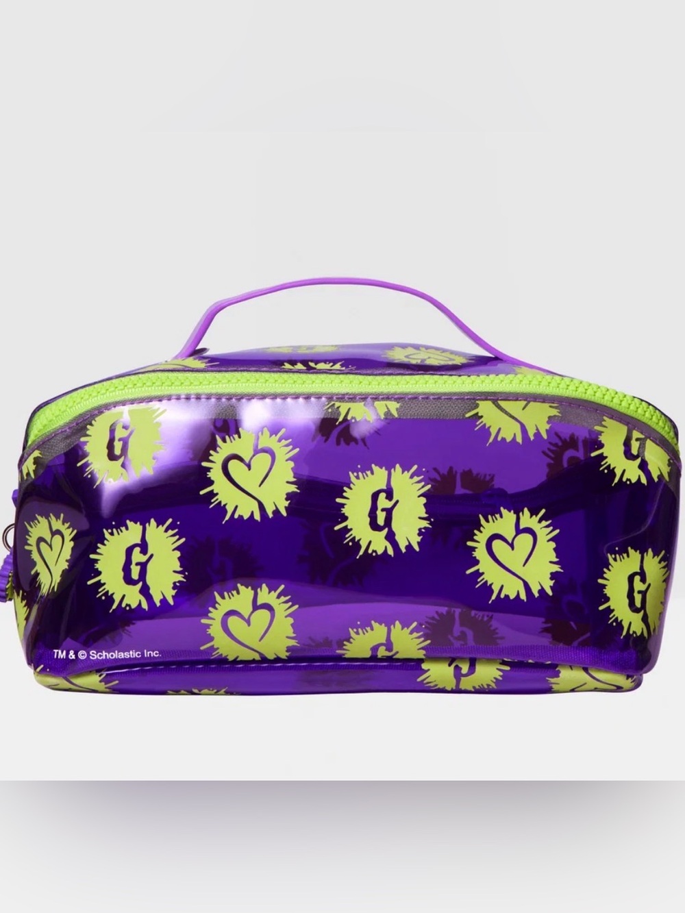 NWT Beauty Creations Goosebumps Glow-in-the-Dark Cosmetic Bag